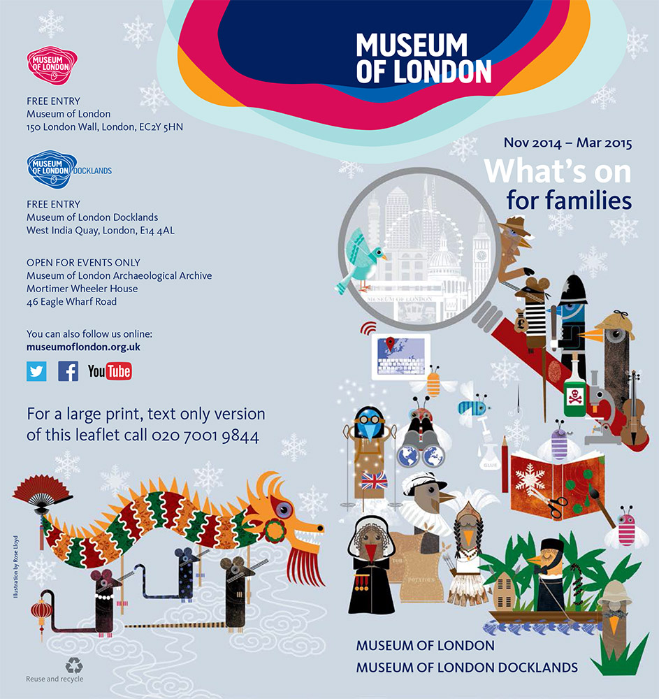 Museum of London 2014/15 winter leaflet